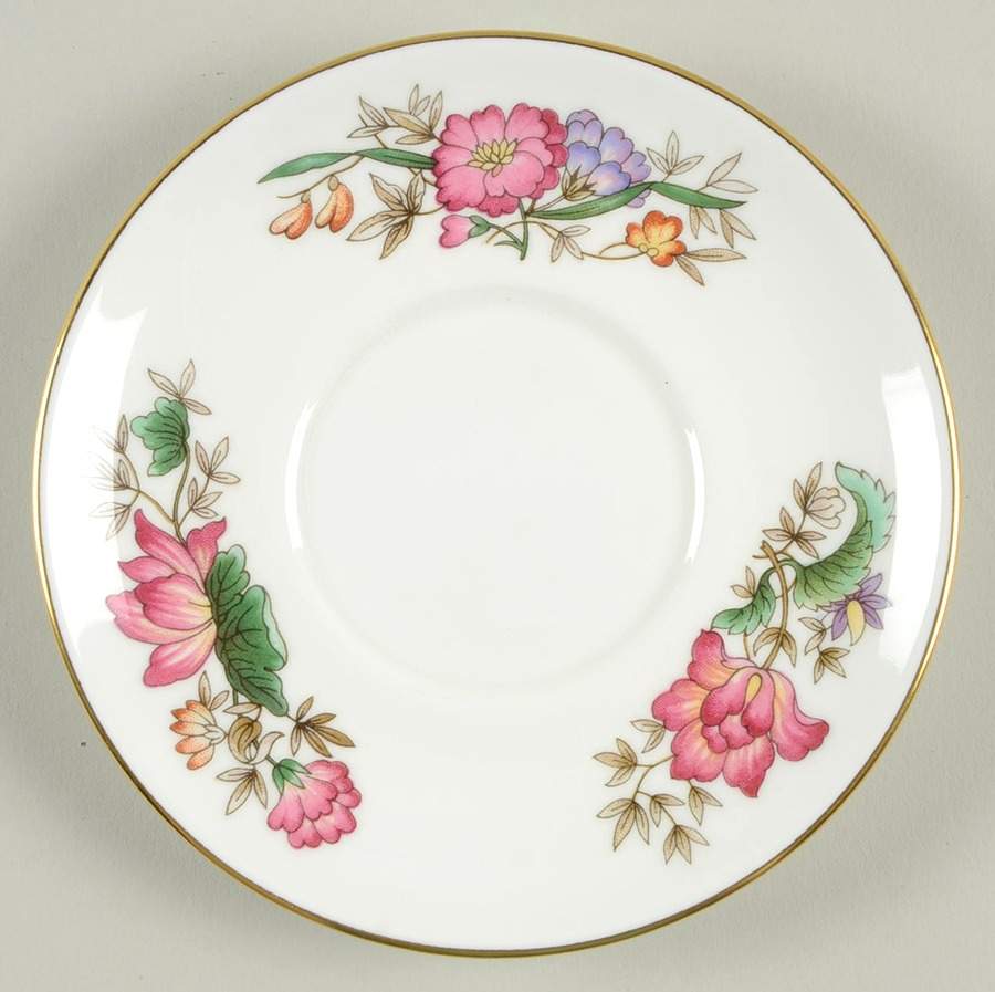 Charnwood (Bone) Saucer for Bond Shape Demitasse Cup by Wedgwood-1
