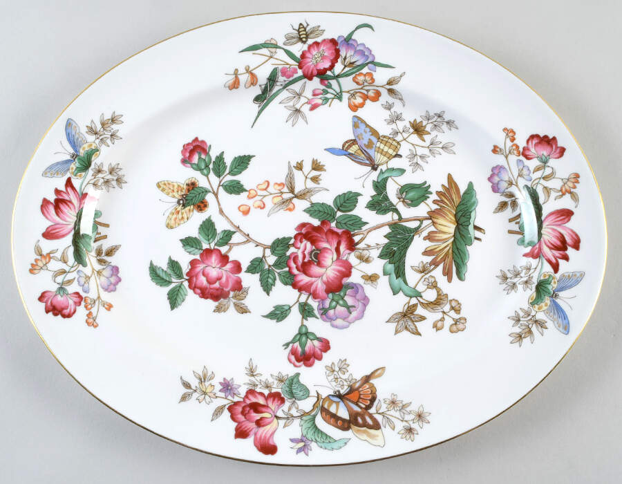 Charnwood (Bone) 16" Oval Serving Platter by Wedgwood-1