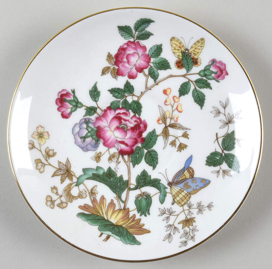 Charnwood (Bone) Saucer for Peony Shape Footed Cup by Wedgwood-1