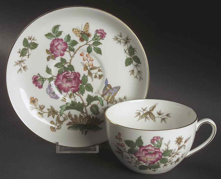 Charnwood (Bone) Breakfast Cup & Saucer Set by Wedgwood-1