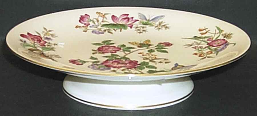 Charnwood (Bone) 9" Diameter Pedestal Cake Stand by Wedgwood-1