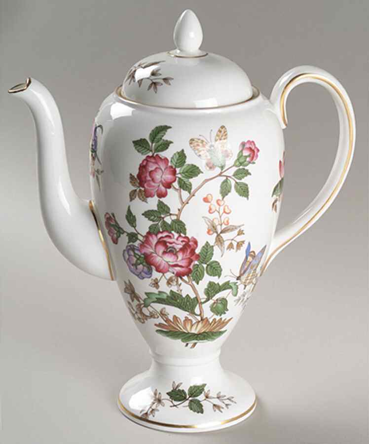 Charnwood (Bone) Coffee Pot & Lid by Wedgwood-1