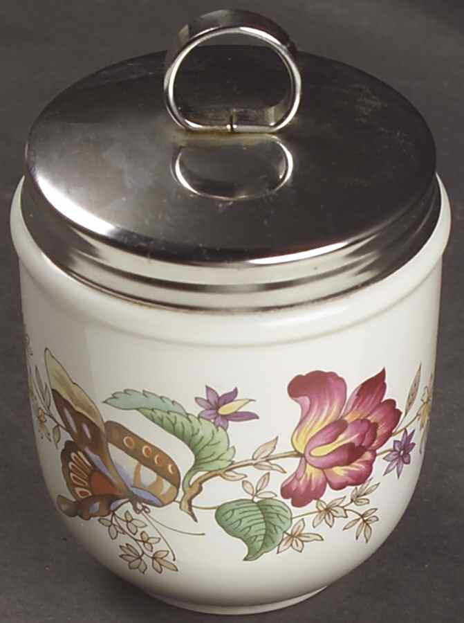 Charnwood (Bone) King Size Egg Coddler & Lid by Wedgwood-1