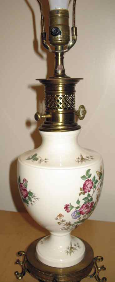 Charnwood (Bone) 29" Electric Lamp No Shade by Wedgwood-1