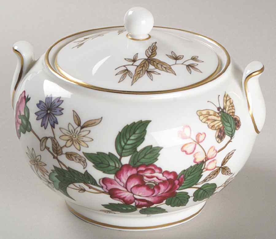 Charnwood (Bone) 146 Shape Sugar Bowl & Lid by Wedgwood-1