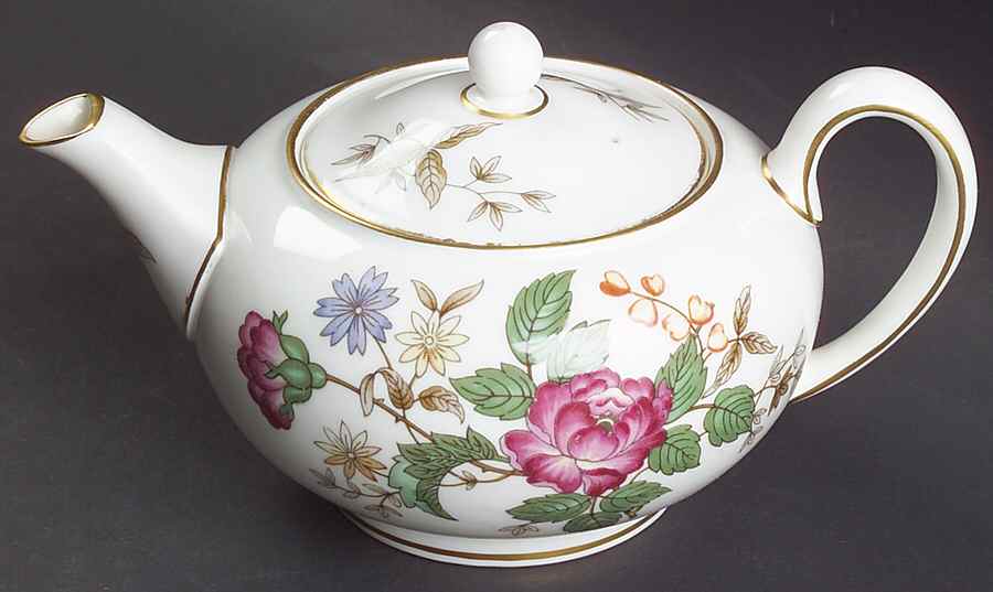 Charnwood (Bone) Individual Teapot & Lid by Wedgwood-1