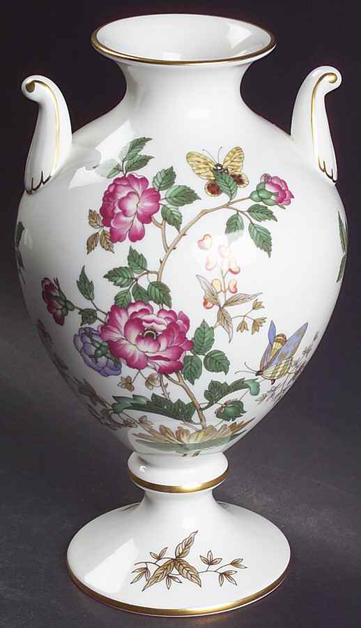 Charnwood (Bone) 8" Urn Shaped Vase by Wedgwood-1