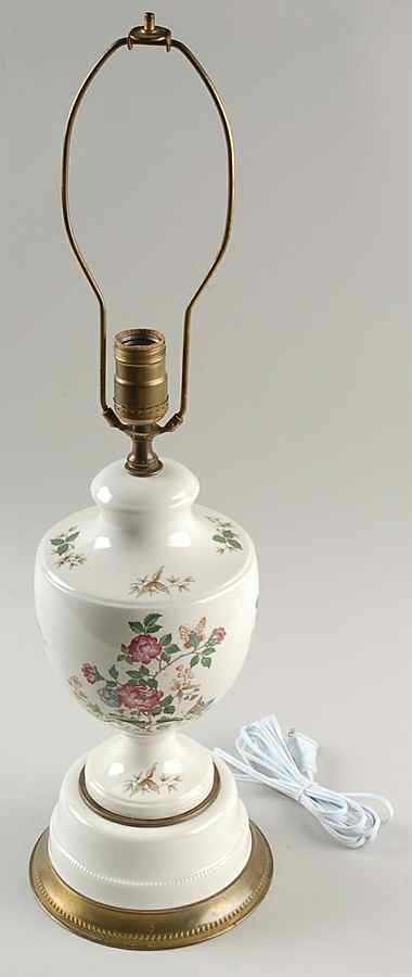 Charnwood (Bone) 24" Electric Lamp No Shade by Wedgwood-1