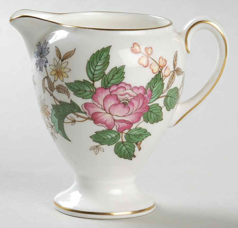 Charnwood (Bone) Globe Shape Creamer by Wedgwood-1