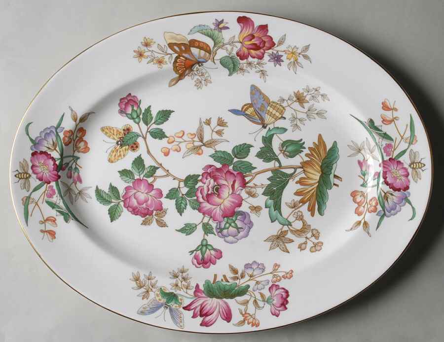 Charnwood (Bone) 15" Oval Serving Platter by Wedgwood-1
