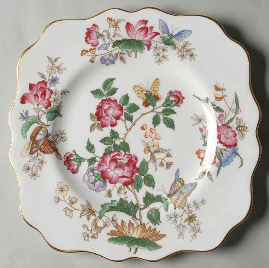 Charnwood (Bone) Square Salad Plate by Wedgwood-1