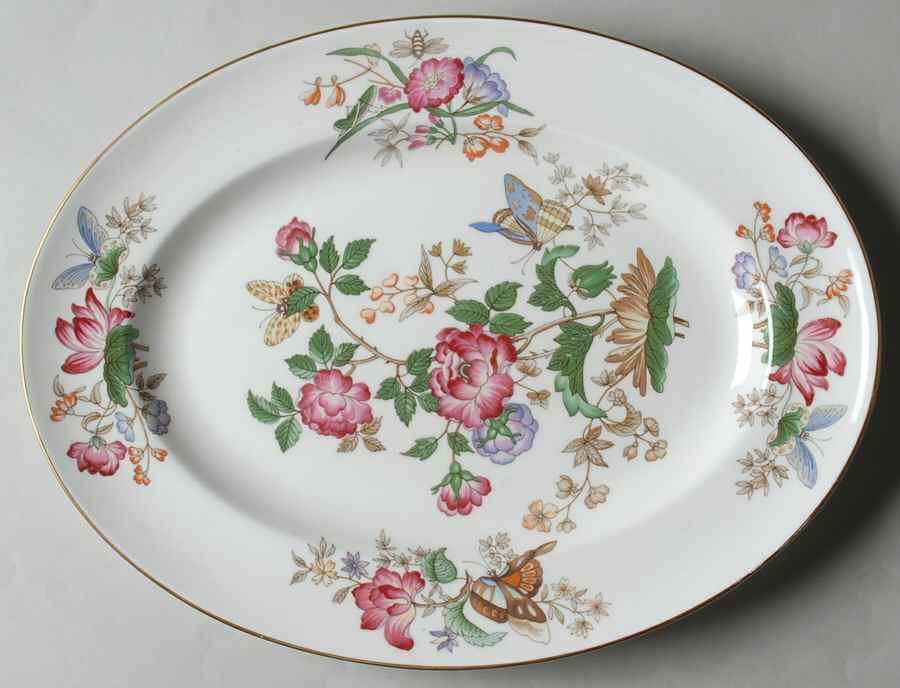 Charnwood (Bone) 13" Oval Serving Platter by Wedgwood-1