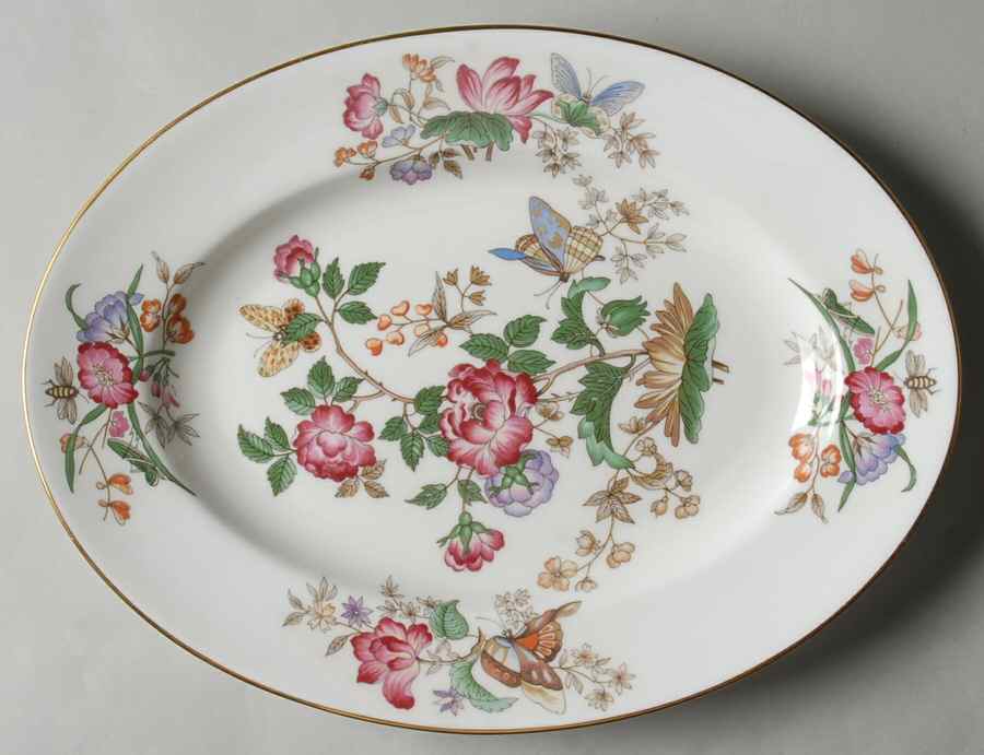 Charnwood (Bone) 10" Oval Serving Platter by Wedgwood-1