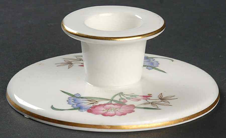 Charnwood (Bone) 1" Small Candlestick by Wedgwood-1