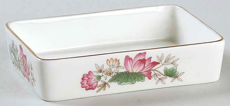 Charnwood (Bone) Cigarette Box No Lid by Wedgwood-1