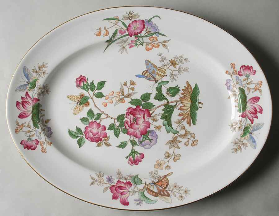 Charnwood (Bone) 17" Oval Serving Platter by Wedgwood-1