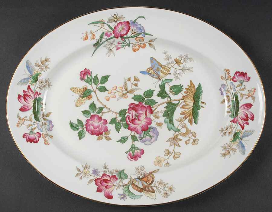 Charnwood (Bone) 16" Oval Serving Platter by Wedgwood-1