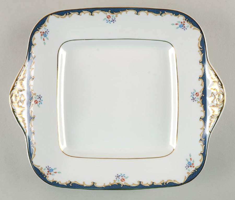 Chartley (Verge) Square Handled Cake Plate by Wedgwood-1