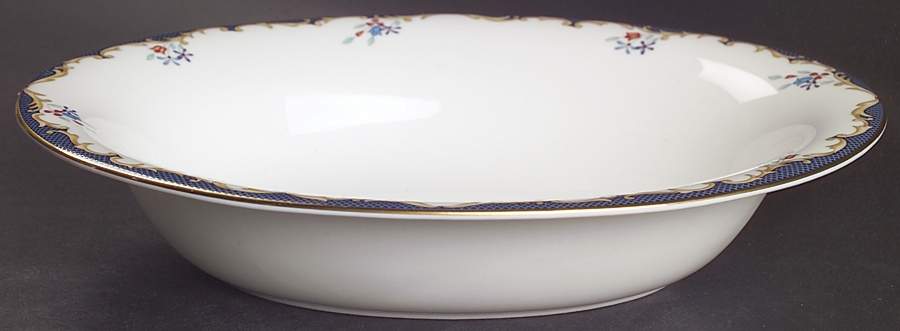 Chartley (Verge) 9" Oval Vegetable Bowl by Wedgwood-1