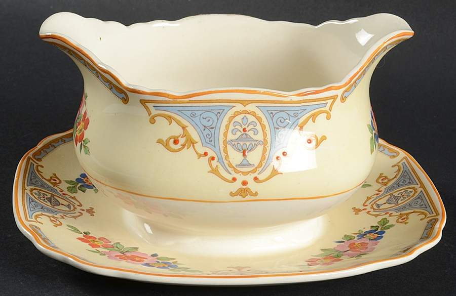 Chateau Gravy Boat with Attached Underplate by Wedgwood-1