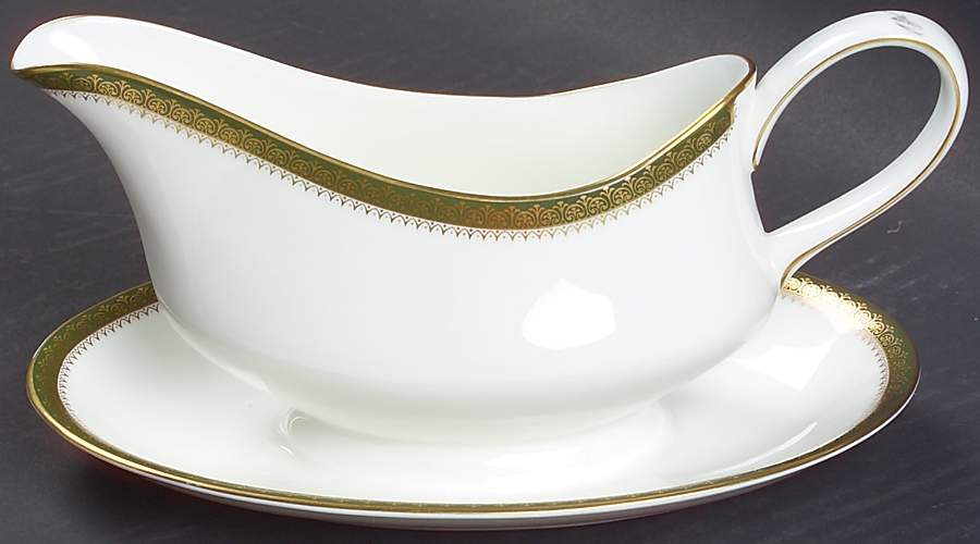 Chester Gravy Boat with Attached Underplate by Wedgwood-1