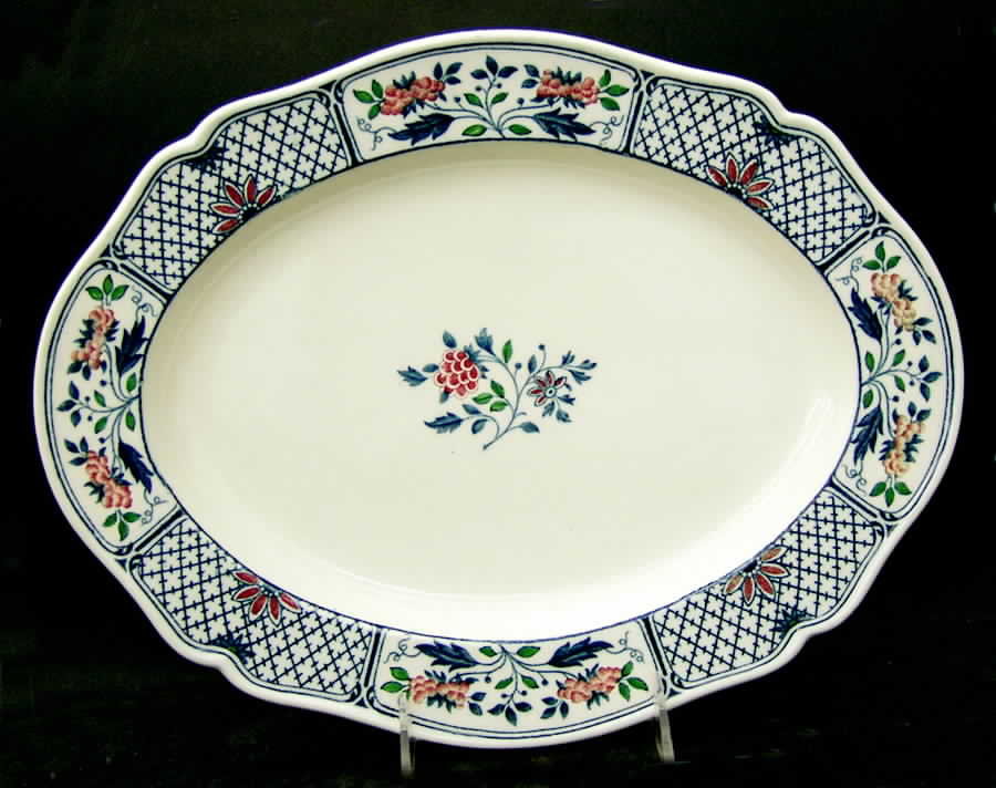 Cheadle 13" Oval Serving Platter by Wedgwood-1