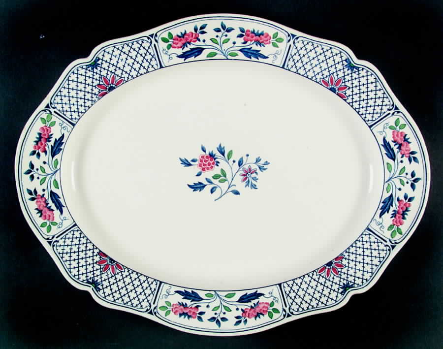 Cheadle 17" Oval Serving Platter by Wedgwood-1