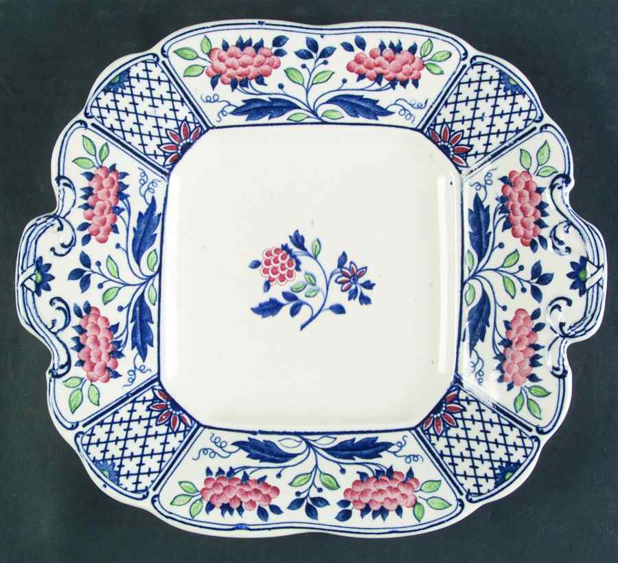 Cheadle Square Handled Cake Plate by Wedgwood-1