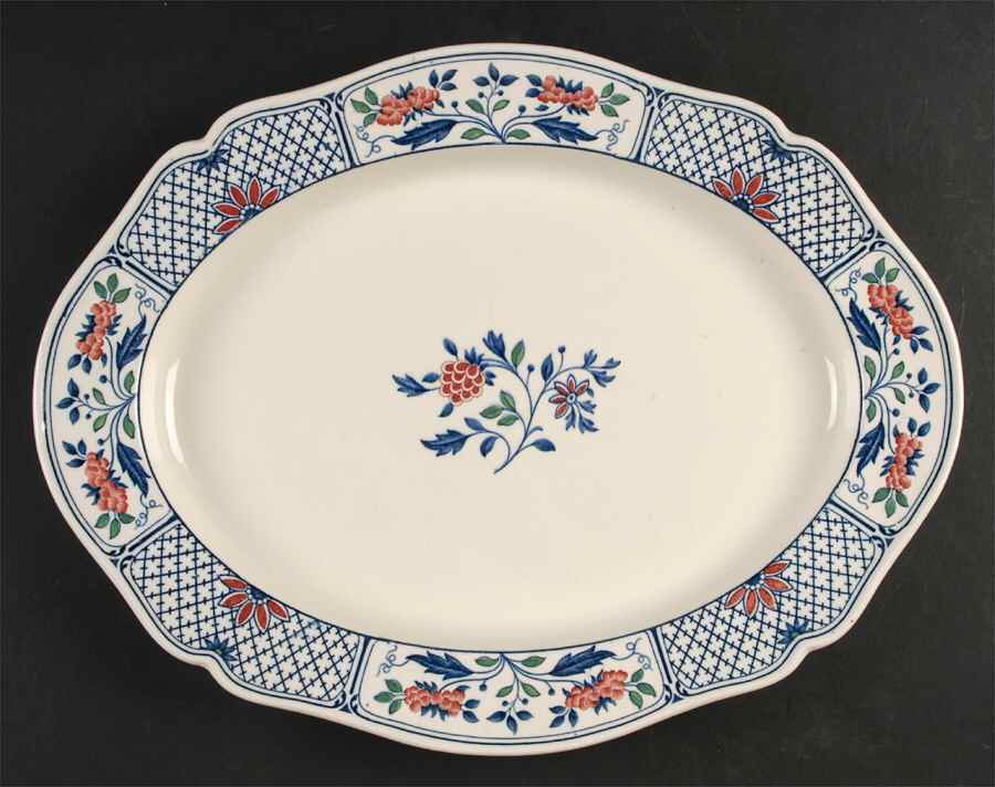 Cheadle 15" Oval Serving Platter by Wedgwood-1