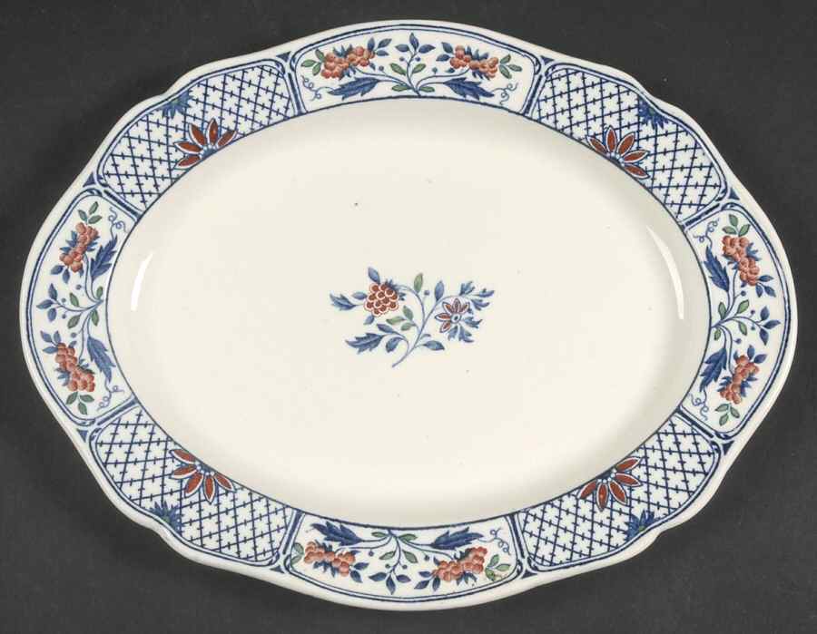 Cheadle 11" Oval Serving Platter by Wedgwood-1