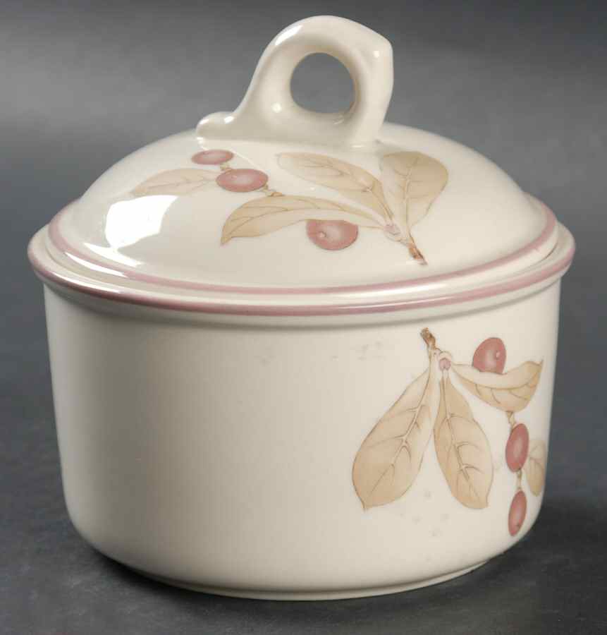 Chestnut Sugar Bowl & Lid by Wedgwood-1