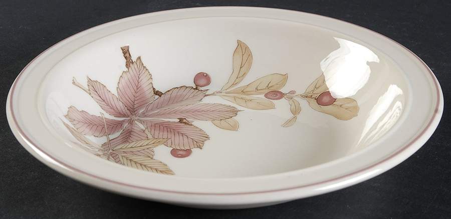 Chestnut Rim Soup Bowl by Wedgwood-1
