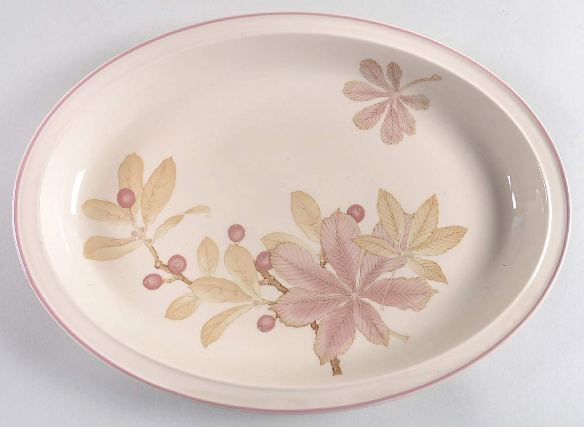 Chestnut 13" Oval Serving Platter by Wedgwood-1