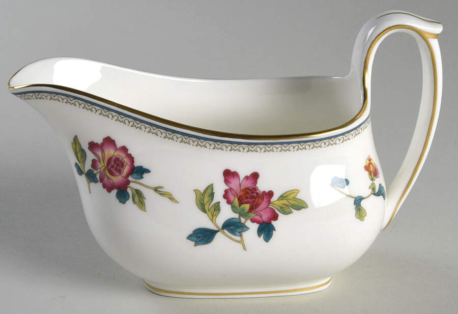 Chinese Flowers Gravy Boat by Wedgwood-1
