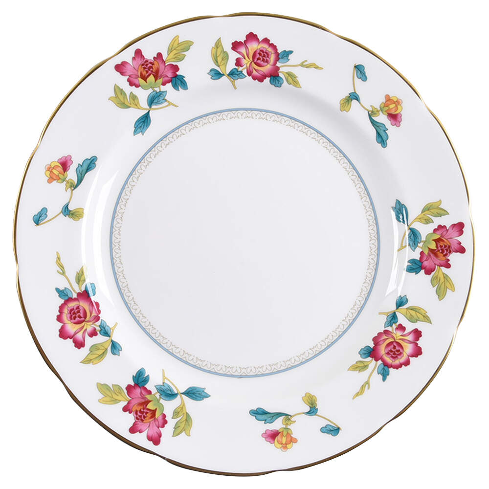 Chinese Flowers Luncheon Plate by Wedgwood-1