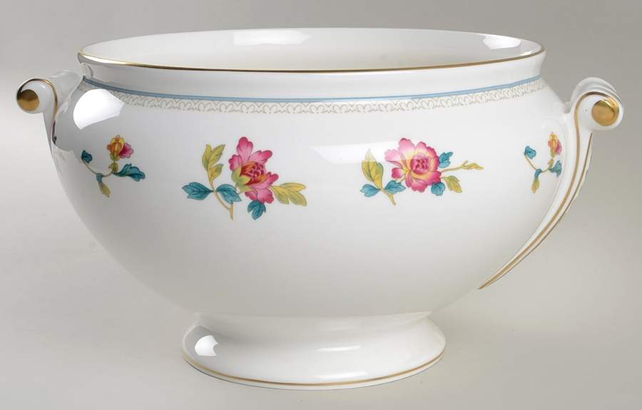 Chinese Flowers Tureen No Lid by Wedgwood-1