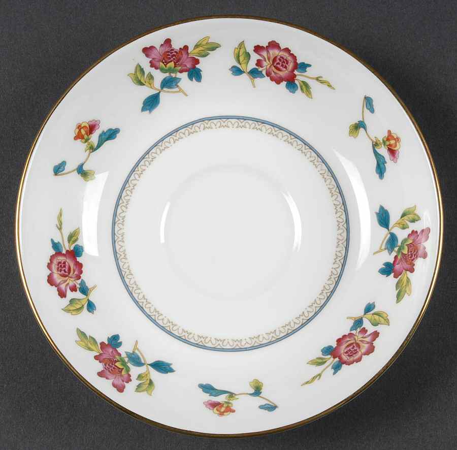 Chinese Flowers Saucer by Wedgwood-1