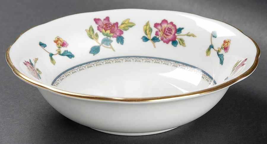 Chinese Flowers Coupe Cereal Bowl by Wedgwood-1