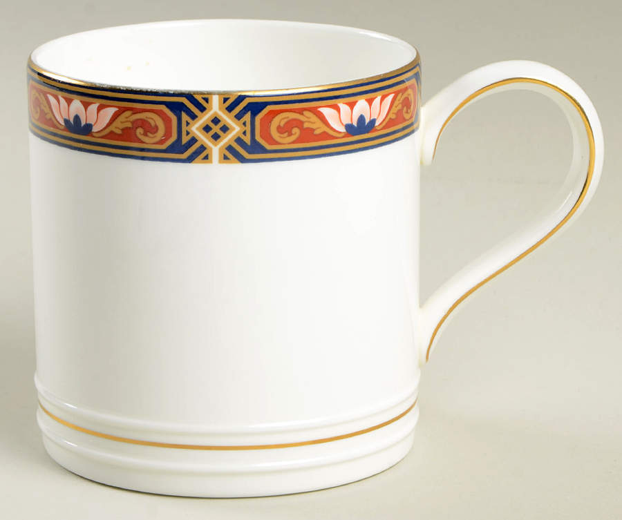 Chippendale Blue and Rust Mug by Wedgwood-1