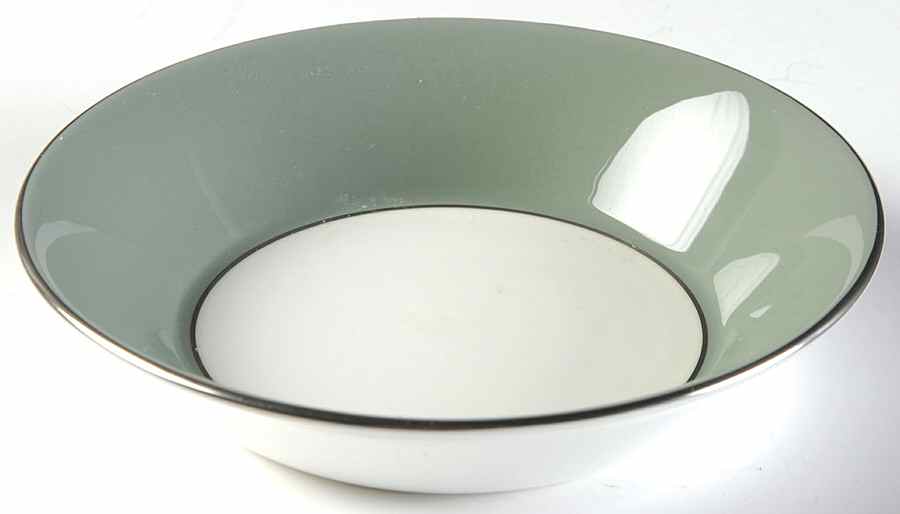 Chinese Green Fruit/Dessert (Sauce) Bowl by Wedgwood-1