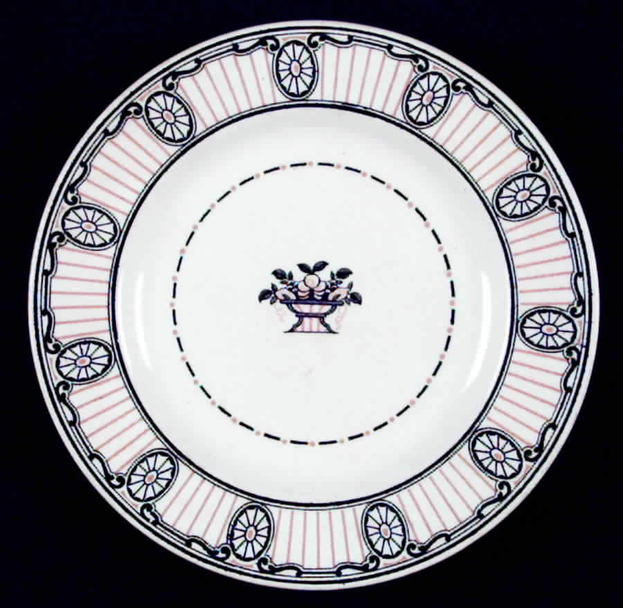 Chippendale Black and Gold Salad Plate by Wedgwood-1
