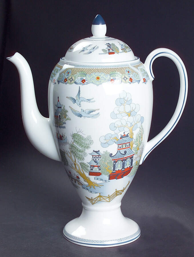 Chinese Legend Coffee Pot & Lid by Wedgwood-1