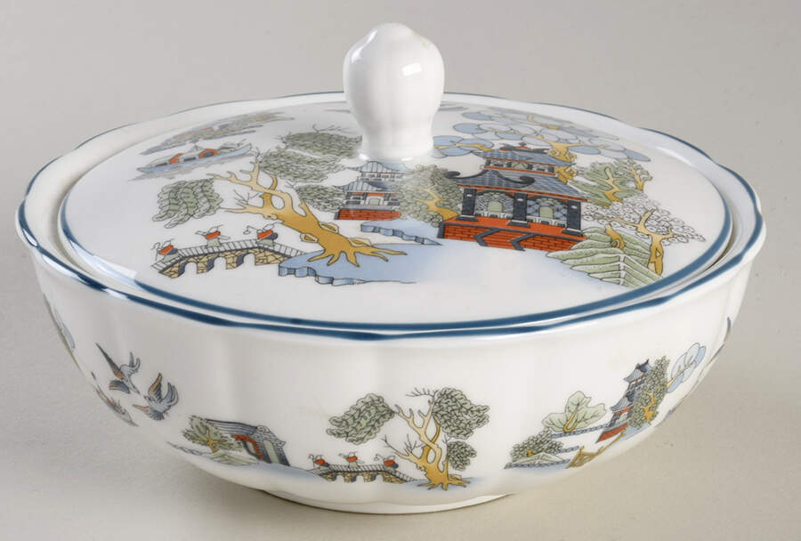 Chinese Legend Murray Dish with Lid by Wedgwood-1