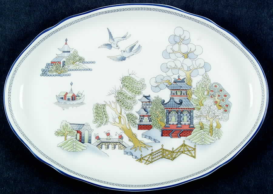 Chinese Legend Medium Oval Tray by Wedgwood-1
