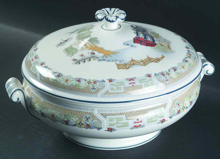 Chinese Legend Round Covered Vegetable by Wedgwood-1