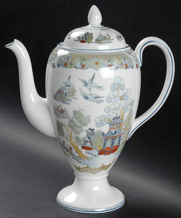 Chinese Legend Coffee Pot & Lid by Wedgwood-1