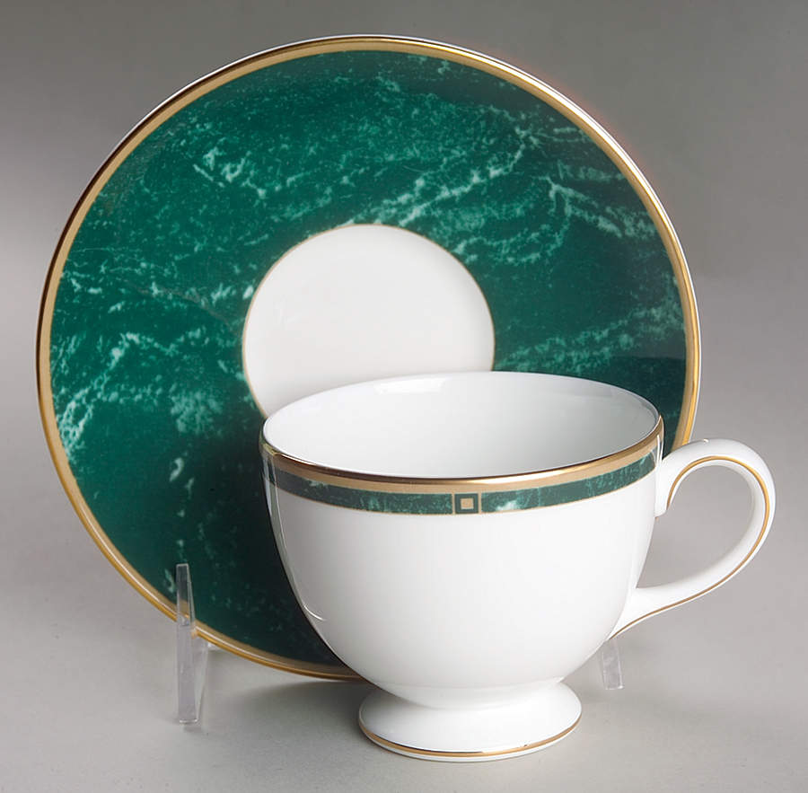 Chorale Footed Cup & Saucer Set by Wedgwood-1