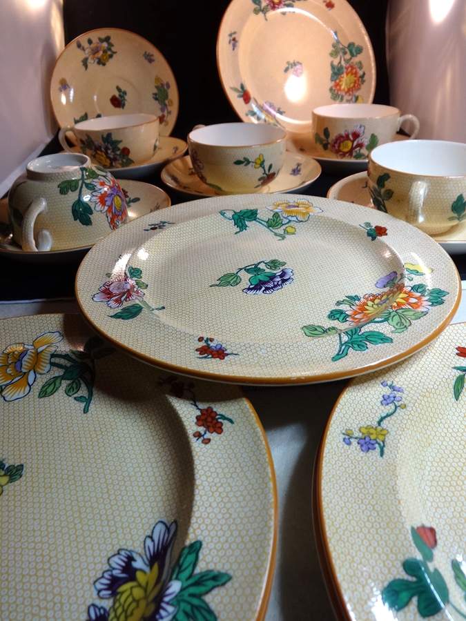 Chinese Sprigs Salad Plate by Wedgwood-1