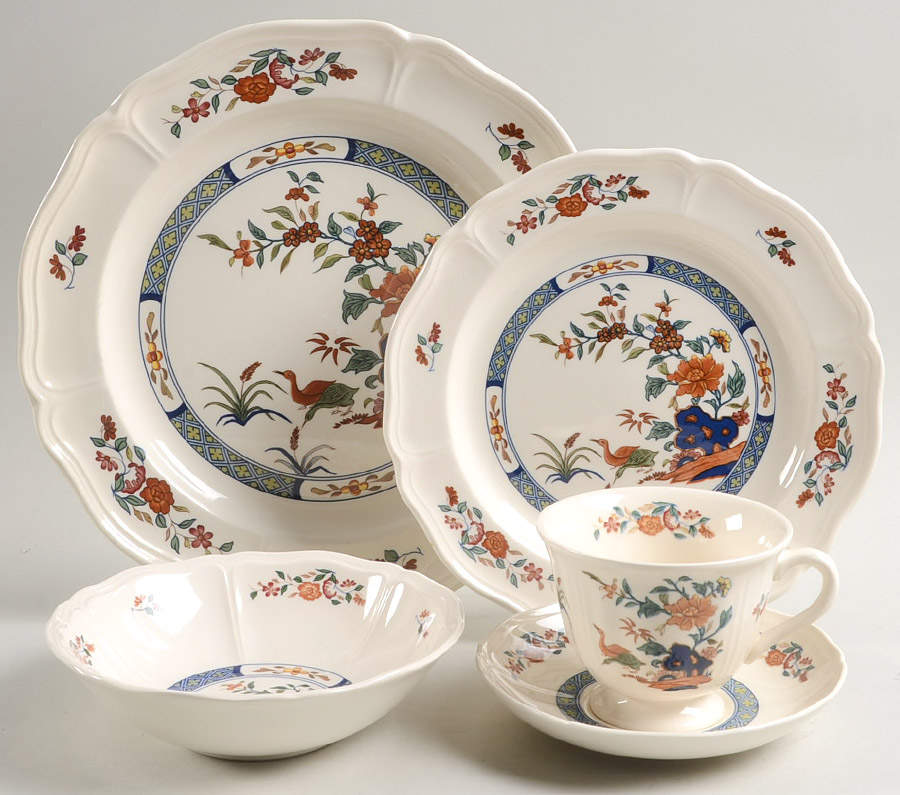 Chinese Teal 5 Piece Place Setting by Wedgwood-1