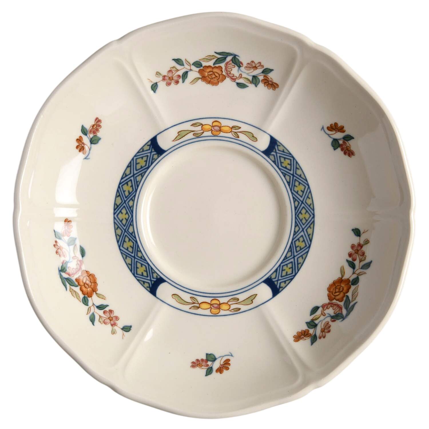 Chinese Teal Saucer for Cream Soup Bowl by Wedgwood-1